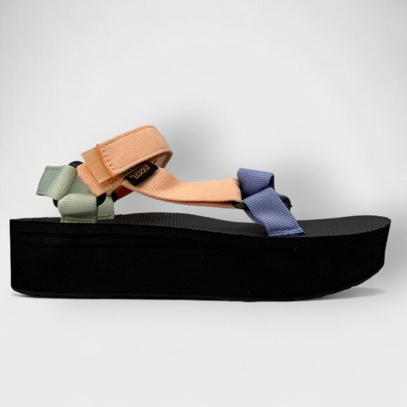 Teva Platform Universal Sandal Multi-Color Women’s 10 (1008844) Adjustable New - Picture 2 of 10